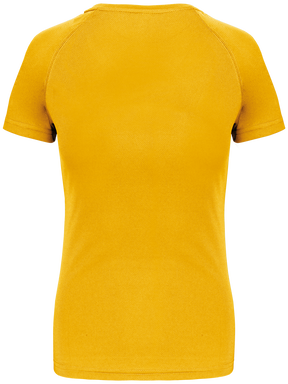 Basis damessportshirt - True yellow
