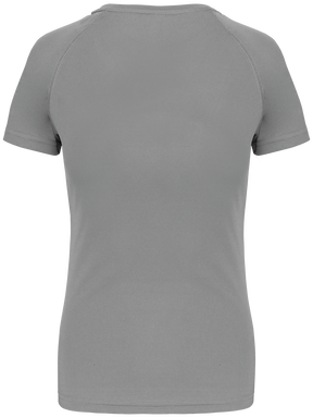Basis damessportshirt - Fine grey