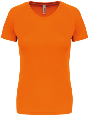 Basis damessportshirt - Fluorescent orange