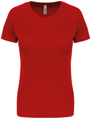 Basis damessportshirt - Red