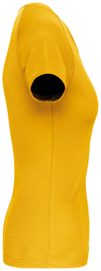 Basis damessportshirt - True yellow
