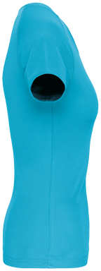 Basis damessportshirt - Light turquoise