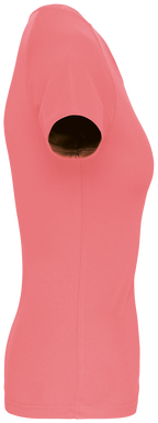 Basis damessportshirt - Coral