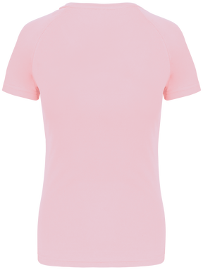 Basis damessportshirt - Pale pink