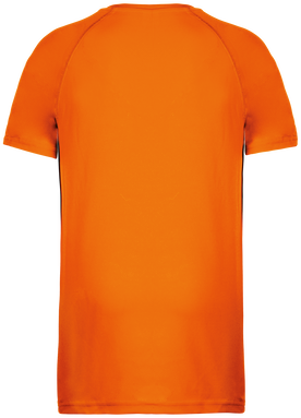 Basis kinder sportshirt - Fluorescent orange