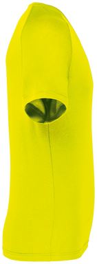 Basis kinder sportshirt - Fluorescent yellow
