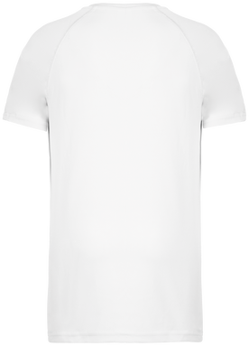 Basis kinder sportshirt - White