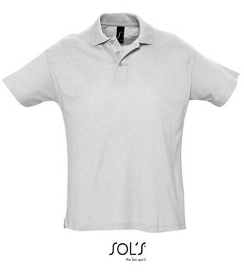 Sol's Summer II Polo - Aschgrau (meliert)