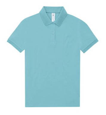 B&C My Polo 180 dames - Meta turquoise