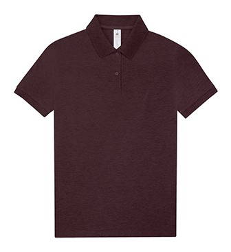B&C My Polo 210 dames - Heather burgundy