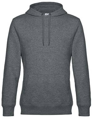 B&C KING hoodie - Heather mid grey