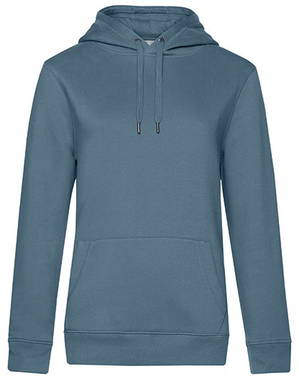 B&C QUEEN dames hoodie - Nordic blue