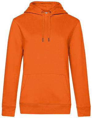 B&C QUEEN dames hoodie - Pure orange