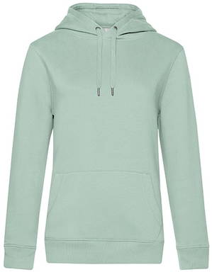 B&C QUEEN dames hoodie - Aqua green