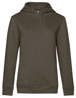 B&C QUEEN dames hoodie - Khaki