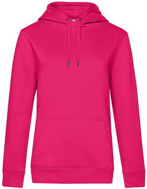 B&C QUEEN dames hoodie - Magenta pink