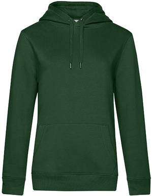 B&C QUEEN dames hoodie - Bottle green