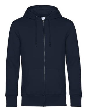 B&C KING hoodie met rits - Navy