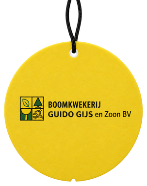Promo geurhanger in eigen vorm