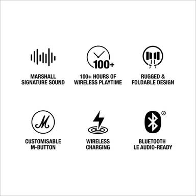 Marshall Major V 100H+ Hoofdtelefoon
