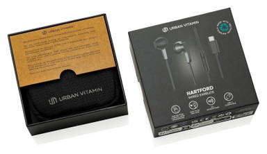 Urban Vitamin Hartford RCS bedrade oordopjes