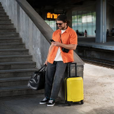 Urban Kabinentrolley 18 Zoll - Gelb