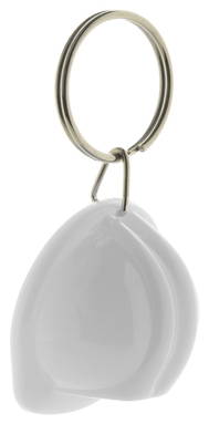Hard Hat Keychain - White
