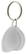 Hard Hat Keychain - White