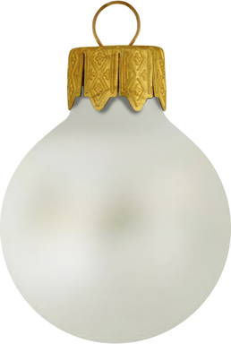Glazen kerstbal | Mat | 70 mm