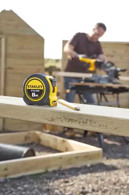 Stanley Rolbandmaat Tylon 8 m - 25mm - Standaard