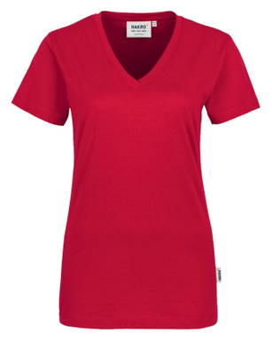 HAKRO Dames shirt met V-hals Classic 0126