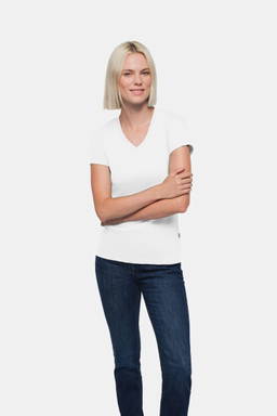 HAKRO Dames shirt met V-hals Classic 0126