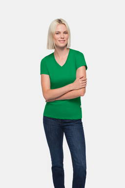 HAKRO Dames shirt met V-hals Classic 0126