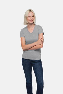 HAKRO Dames shirt met V-hals Classic 0126