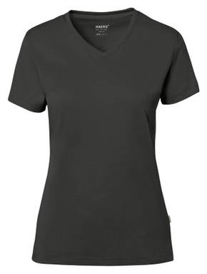 HAKRO COTTON TEC® Dames shirt V-hals 0169