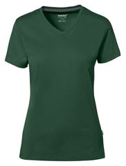 HAKRO COTTON TEC® Women's V-Neck T-Shirt 0169