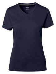 HAKRO COTTON TEC® Dámské tričko s výstřihem do V 0169