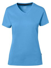 HAKRO COTTON TEC® Dames shirt V-hals 0169