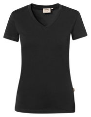 HAKRO Dames shirt met V-hals Stretch 0172