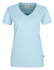 HAKRO Women's V-Neck T-Shirt MIKRALINAR® 0181