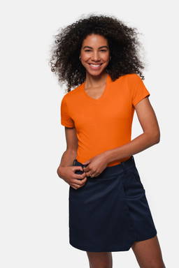 HAKRO Dames shirt met V-hals MIKRALINAR® 0181