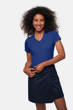 HAKRO Dames shirt met V-hals MIKRALINAR® 0181