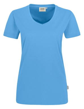 HAKRO Dames shirt met V-hals MIKRALINAR® 0181