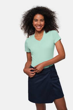 HAKRO Dames shirt met V-hals MIKRALINAR® 0181