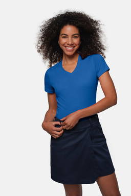 HAKRO Dames shirt met V-hals MIKRALINAR® 0181