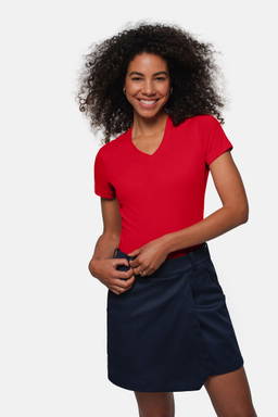 HAKRO Dames shirt met V-hals MIKRALINAR® 0181