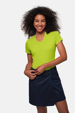 HAKRO Dames shirt met V-hals MIKRALINAR® 0181
