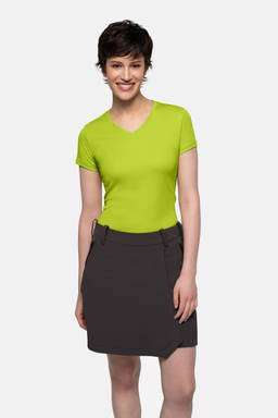 HAKRO Dames shirt V-hals COOLMAX® ECO 0187