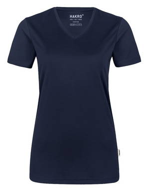 HAKRO Dames shirt V-hals COOLMAX® ECO 0187