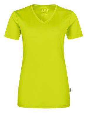 HAKRO Dames shirt V-hals COOLMAX® ECO 0187